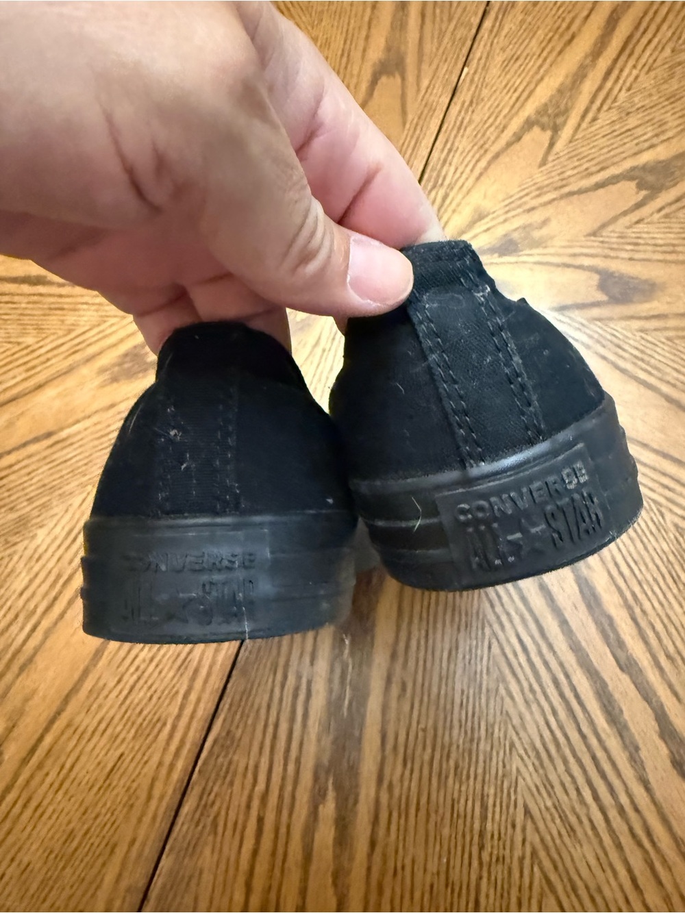 Converse Black Low-Top Canvas Sneakers - Picture 5 of 7